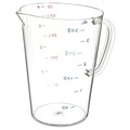 Food Service | Carlisle 4314507 1 gal. Commercial Plastic Measuring Cup - Clear image number 0