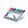 Pens | Staedtler 334 SB20A6 Triplus Fineliner 0.3 mm Porous Point Pen - Exrra Fine, Assorted (20/Set) image number 1