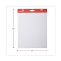 Notebooks & Pads | Universal UNV45600 27 in. x 34 in. Renewable Resource Sugarcane Based Easel Pads - Unruled, White (50 Sheets/Pad, 2 Pads/Carton) image number 1