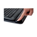 Mouse Pads & Wrist Support | 3M WR420LE 19.6 in. x 10.6 in. Antimicrobial Gel Keyboard Wrist Rest Platform - Black/Gray/Silver image number 7