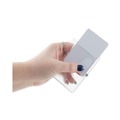 Label & Badge Holders | Advantus 76075 3.68 in. x 2.75 in. Horizontal One-Card Rigid Badge Holders - Frosted (25/Box) image number 3