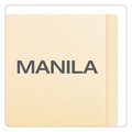 File Folders | Pendaflex 62714EE SmartShield 2 Fasteners Letter Size End Tab Fastener Folders - Manila Exterior (50/Box) image number 4