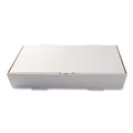 Food Trays, Containers, and Lids | AmerCareRoyal CCBFP21133 13 in. x 21 in. x 3 in. Paper Catering Boxes - White (50/Carton) image number 0