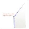 Office Presentation Supplies | Deflecto 588601 8.5 in. x 11 in. Insert Superior Image Cubicle Sign Holder - Clear image number 9