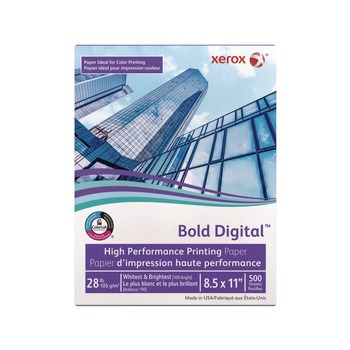Xerox 3R11760 8-1/2 in. x 11 in. Bold Digital Printing Paper - White (500/Ream)