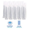 Cups and Lids | Boardwalk BWKPET910STRAW Crystal-Clear Cold Cup Straw-Slot Lids Fits 9 oz. to 10 oz. PET Cups (1000/Carton) image number 6