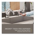 Hand Soaps | Rubbermaid Commercial 1938171 11 in. x 14 in. x 3.5 in. Touch Free, Foam One Shot Soap Dispenser - Chrome image number 1