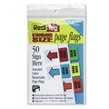 Page Flags | Redi-Tag B76830 Removable Page Flags - Green/Yellow/Red/Blue/Orange (50/Pack) image number 0