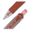 Pens | uni-ball 65942 Signo 0.7 mm Retractable Gel Pen - Red Ink/Silver/Red Barrel/Medium (1-Dozen) image number 1