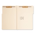 File Folders | Smead 19595 1.5 in. Expansion Top Tab Fastener Folders, 2 Fasteners - Legal Size/Manila Exterior (50/Box) image number 0
