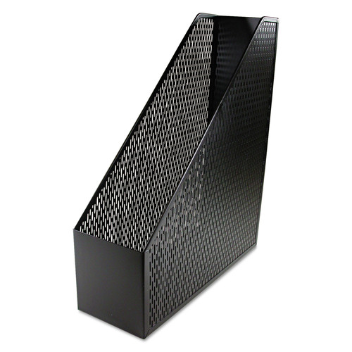Office Filing Cabinets & Shelves | Artistic ART20004 Urban Collection 3.5 in. x 10 in. x 11.5 in. Punched Metal Magazine File - Black image number 0