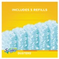  | Swiffer 11804 Dusters Starter Kit with Dust Lock Fiber and 6 in. Handle - Blue/Yellow (6/Carton) image number 2