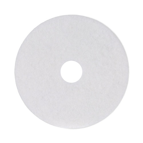 Just Launched | Boardwalk BWK4017WHI 17 in. Diameter Polishing Floor Pads - White (5/Carton) image number 0