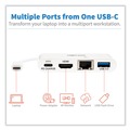 Electronic Adapters & Chargers | Tripp Lite U444-06N-H4GU-C USB-C 4K HDMI USB-A PD Charging 4K Dock with Charging and Ethernet - White image number 3
