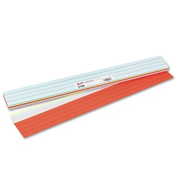 ARTS AND CRAFTS | Pacon P5165 24 x 3 Sentence Strips - Assorted Colors (100/Pack)