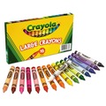 Arts & Crafts Supplies | Crayola 520336 Lift Lid Box Large Crayons (16/Box) image number 1