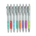 Pens | Universal 39725 0.7 mm. Medium Comfort Grip Retractable Gel Pen - Assorted Ink and Barrel Colors (1-Set) image number 1