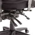 Just Launched | Alera ALEEL42ME10B 17.7 in. to 21.4 in. Seat Height Elusion Series Mesh Mid-Back Prem Fabric Multifunction Chair Supports Up to 275 lbs. - Black image number 2
