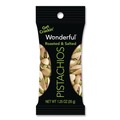 Food and Snacks | Paramount Farms 072142A25XA 1.5 oz Wonderful Pistachios In-Shell - Roasted and Salted (12/Box) image number 2