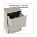 Office Filing Cabinets & Shelves | Alera 2806662 14 in. x 18 in. x 24.1 in. Soho 2-Drawer Vertical Letter File Cabinet - Putty image number 3