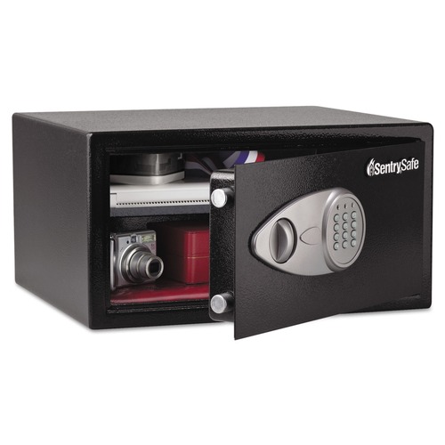 Office & Office Supplies | SentrySafe X105 1 cu-ft. 16.94 in. x 14.56 in. x 8.88 in. Electronic Lock Security Safe - Black image number 0