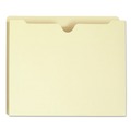 File Folders | Smead 75520 2-Ply Straight Tab Letter Size File Jackets - Manila (50/Box) image number 0