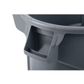 Trash & Waste Bins | Rubbermaid Commercial 2131929 BRUTE 44 gal Plastic Vented Wheeled Container - Gray image number 3
