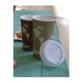  | Eco-Products EP-HL16-WR EcoLid 25 Percent Recycled Content Plastic Hot Cup Lid Fits 10 oz. to 20 oz. Hot Cups - White (1000/Carton) image number 4