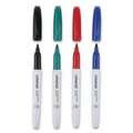 Washable Markers | Universal UNV43670 Fine Bullet Tip Pen Style Dry Erase Marker - Assorted Colors (4/Set) image number 2