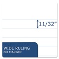 Notebooks & Pads | Roaring Spring 77340 8.5 x 7 Sheets (20) Stitched Wide/Legal Rule Composition Book - Manila Cover image number 2