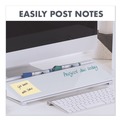 White Boards | Quartet GDP186 18 in. x 6 in. Glass Dry Erase Desktop Computer Pad - White Surface image number 5