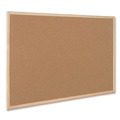 Bulletin Boards | MasterVision MC070014231 Value Cork 24 in. x 36 in. Bulletin Board - Brown Surface/Oak Frame image number 1