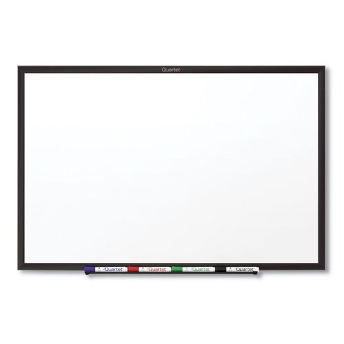 Office & Office Supplies | Quartet S535B Classic Series Melamine Dry Erase Board, 60 X 36, White Surface, Black Frame image number 0