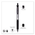Pens | uni-ball 65940 Signo 0.7 mm Retractable Gel Pen - Black Ink/Silver/Black Barrel/Medium (1-Dozen) image number 7