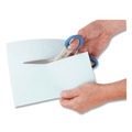 Arts & Crafts Supplies | Westcott 14643 8 in. Long x 3.5 in. Cut Length Scissors with Antimicrobial Protection - Straight Blue Handle image number 2
