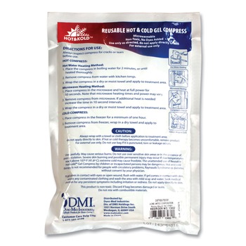  | PhysiciansCare by First Aid Only 13462 8.63 in. x 8.63 in. Reusable Hot/Cold Pack - White