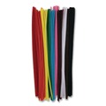 Cutlery | Creativity Street PAC711201R 12 in. x 4 mm Metal Wire/Polyester Regular Stems - Assorted Colors (100/Pack) image number 1