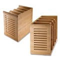 File Folders | Officemate 71006 Bamboo Magazine File 14.09 x 14.41 x 14.41 Brown image number 0