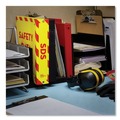 Binders | Avery 77712 11 in. x 8.5 in. 3-Ring UltraDuty Safety Data Sheet Binders with 2 in. Capacity - Yellow/Red image number 5
