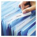 Labels | Avery 05366 0.66 in. x 3.44 in. Permanent TrueBlock File Folder Labels with Sure Feed Technology - White (30/Sheet, 50 Sheets/Box) image number 4