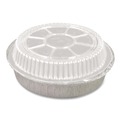  | Handi-Foil 2047DL 7 in. Diameter x 0.88 in. Plastic Dome Lids Fits Round Pan 2047 - Clear (500/Carton) image number 3