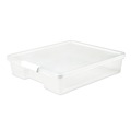 Boxes & Bins | Storex 63209U05C Project Box, 12-in x 12-in, Clear, 5/Pack image number 1