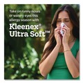 Tissues | Kleenex 54316 Ultra Soft 3-Ply Facial Tissue - White (8/Carton) image number 8