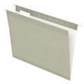 File Folders | Pendaflex 04152 1/5 GRA 1/5-Cut Tabs Letter Size Colored Reinforced Hanging Folders - Gray (25/Box) image number 0