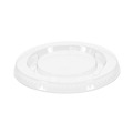  | Pactiv Corp. YLS2FR Plastic Portion Cup Lid Fits 1.5 oz to 2.5 oz Portion Cups - Clear (2400/Carton) image number 0