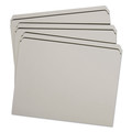 File Folders | Smead 12310 0.75 in. Expansion Reinforced Top Tab Colored File Folders - Letter Size/Gray (100/Box) image number 1