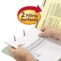 File Folders | Smead 19910 2 in. Expansion Recycled Pressboard Fastener Folders with Two SafeSHIELD Fasteners - Legal Size/Gray-Green (25/Box) image number 9