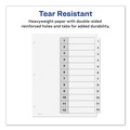Just Launched | Avery 11140 Ready Index 11 in. x 8.5 in. 12-Tab Customizable TOC 1 to 12 Tab Dividers - Black/White (1-Set) image number 6