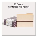 File Folders | Smead 75487 Manila File Pockets, 1-in Expansion, Letter Size, Manila image number 1
