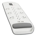 Surge Protectors | Belkin BV112050-06 3996 J 12 AC Outlets 6 ft. Cord Home/Office Surge Protector - White/Black image number 4
